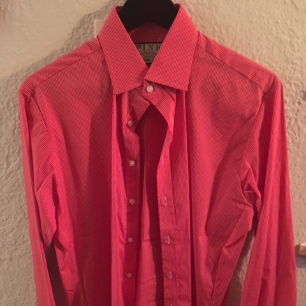 Thomas Pink Athletic Fit 15.5 In or 39cm Neck